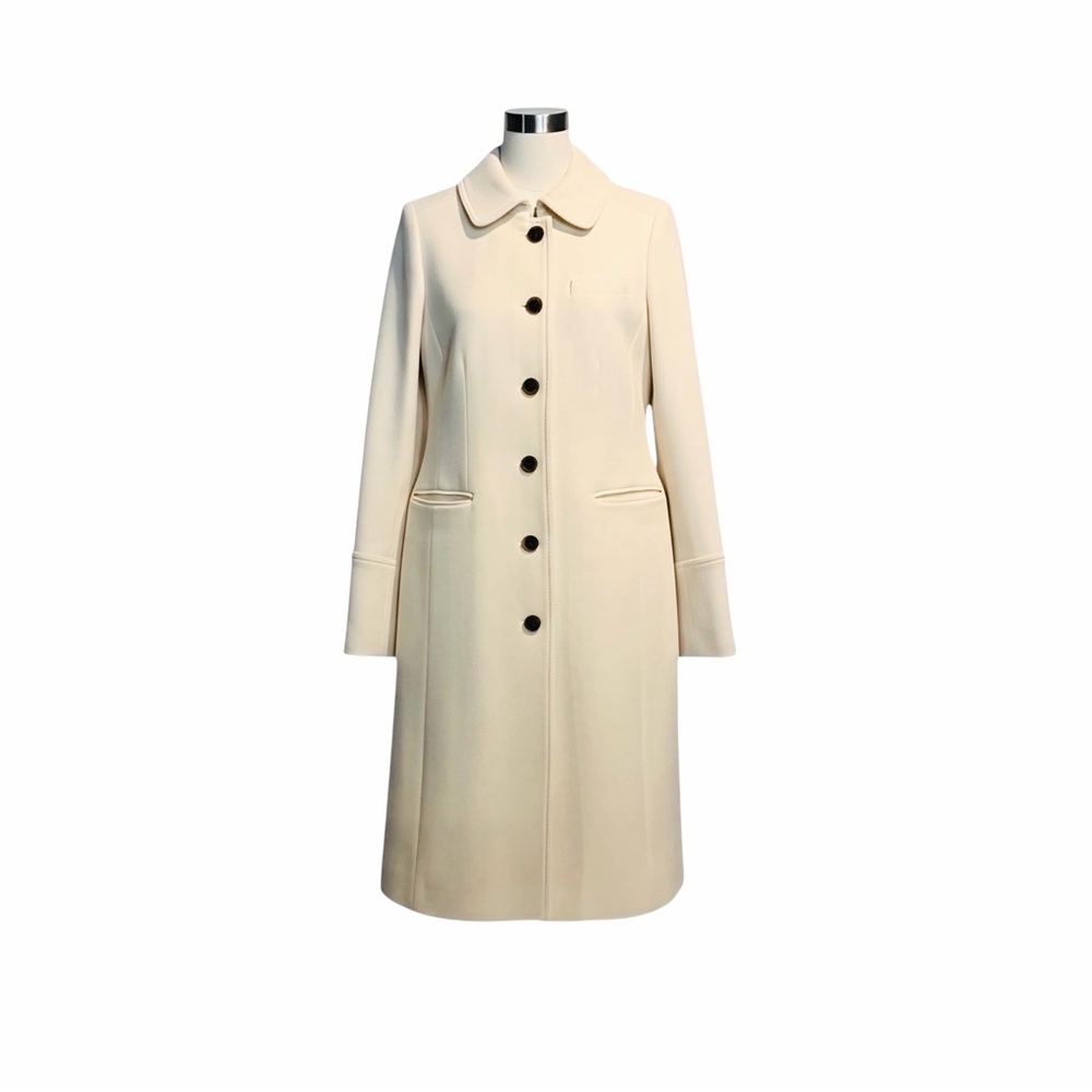 J. Crew Cream lady coat fits like 6T